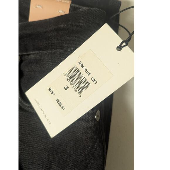 7 For All Mankind Luxe Vintage Aubrey black denim Jeans womens size 30 - Picture 10 of 10